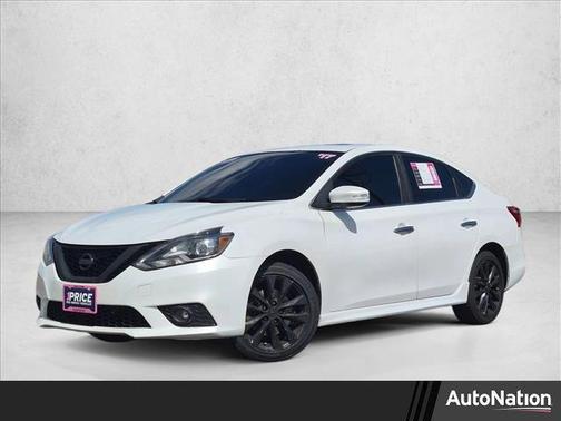Aspen White 2017 Nissan Sentra SR