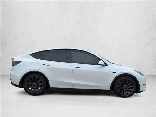 Pearl White Multi-Coat 2021 Tesla Model Y Performance Dual Motor All-Wheel Drive