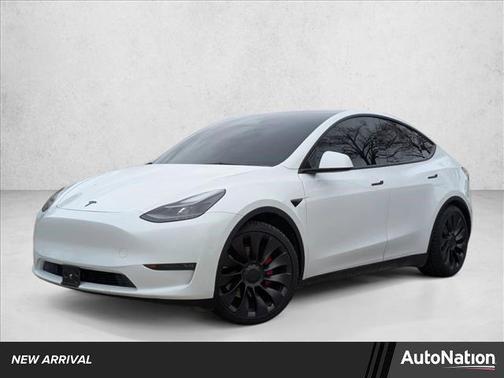 Pearl White Multi-Coat 2021 Tesla Model Y Performance Dual Motor All-Wheel Drive