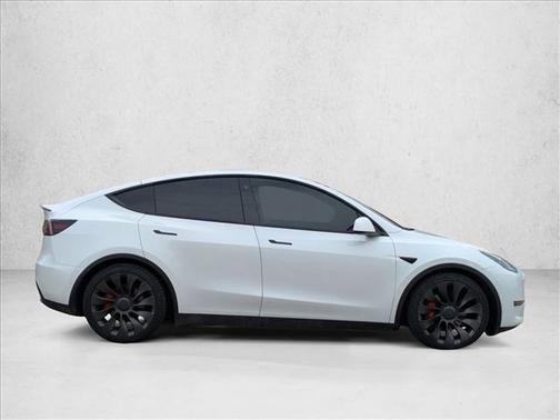 Pearl White Multi-Coat 2021 Tesla Model Y Performance Dual Motor All-Wheel Drive