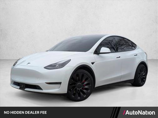 Pearl White Multi-Coat 2021 Tesla Model Y Performance Dual Motor All-Wheel Drive
