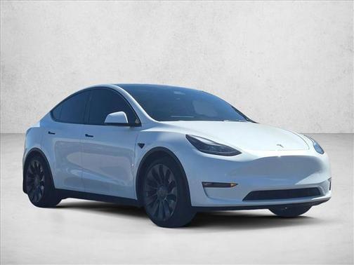 Pearl White Multi-Coat 2023 Tesla Model Y Performance Dual Motor All-Wheel Drive