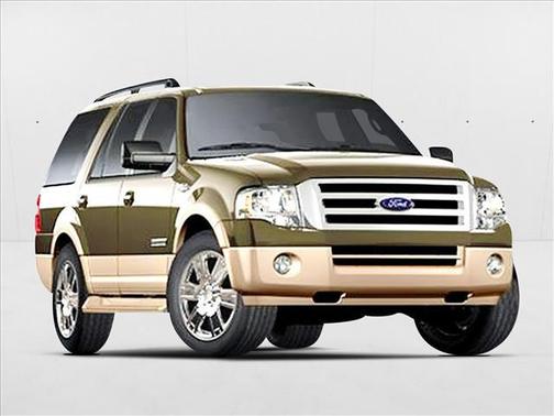 White Suede Clearcoat 2008 Ford Expedition Eddie Bauer