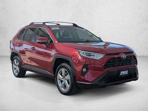 Ruby Flare Pearl 2021 Toyota RAV4 Hybrid XLE Premium
