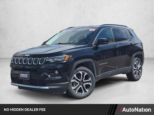 Diamond Black Crystal Pearlcoat 2022 Jeep Compass Limited
