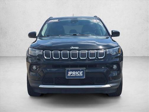 Diamond Black Crystal Pearlcoat 2022 Jeep Compass Limited