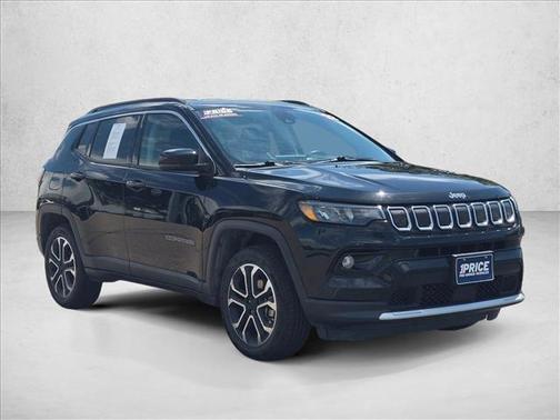 Diamond Black Crystal Pearlcoat 2022 Jeep Compass Limited