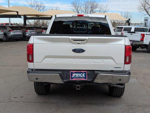 White Platinum Metallic Tri-Coat 2019 Ford F-150 Lariat