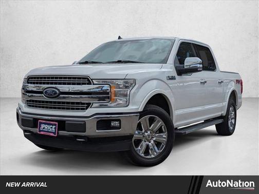 White Platinum Metallic Tri-Coat 2019 Ford F-150 Lariat