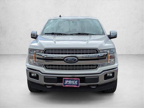 White Platinum Metallic Tri-Coat 2019 Ford F-150 Lariat