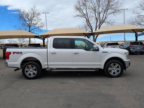 White Platinum Metallic Tri-Coat 2019 Ford F-150 Lariat