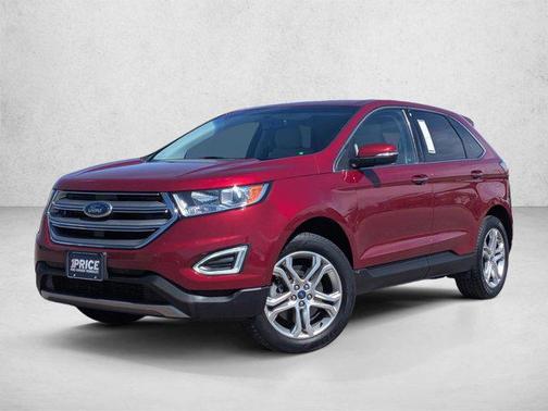 Ruby Red Metallic Tinted Clearcoat 2018 Ford Edge Titanium