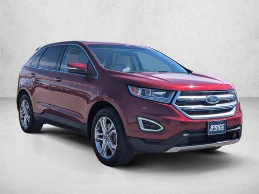 Ruby Red Metallic Tinted Clearcoat 2018 Ford Edge Titanium