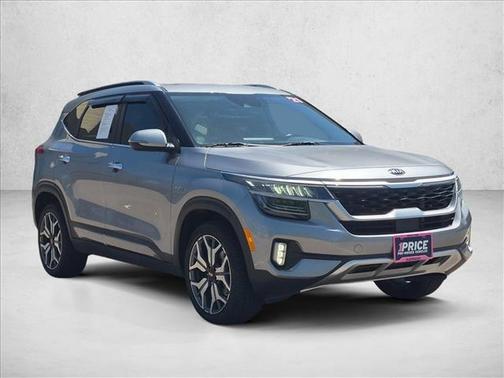 Steel Gray 2021 Kia Seltos SX Turbo