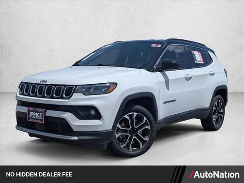 Bright White Clearcoat 2023 Jeep Compass Limited