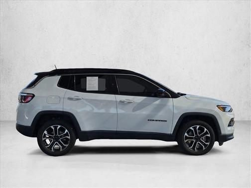 Bright White Clearcoat 2023 Jeep Compass Limited
