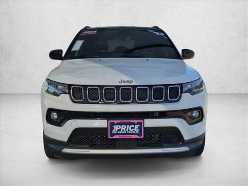 Bright White Clearcoat 2023 Jeep Compass Limited