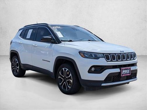 Bright White Clearcoat 2023 Jeep Compass Limited