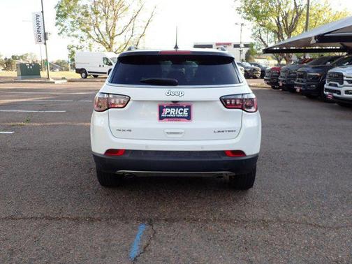 Bright White Clearcoat 2023 Jeep Compass Limited