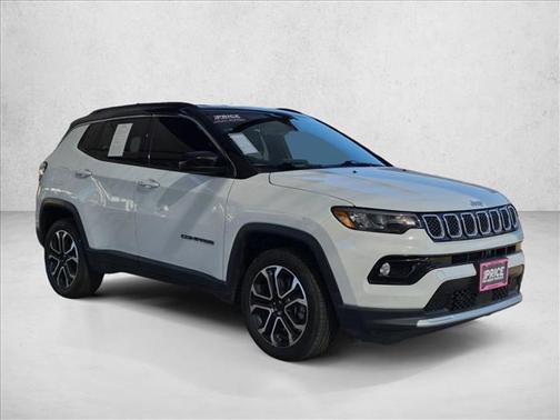 Bright White Clearcoat 2023 Jeep Compass Limited