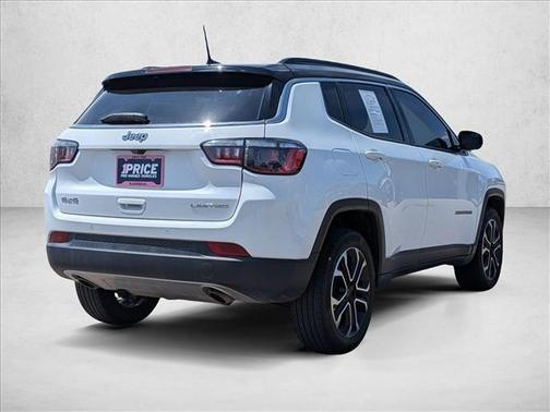 Bright White Clearcoat 2023 Jeep Compass Limited