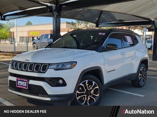 Bright White Clearcoat 2023 Jeep Compass Limited