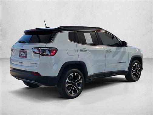 Bright White Clearcoat 2023 Jeep Compass Limited