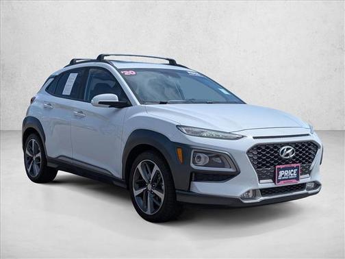 Chalk White 2020 Hyundai KONA Limited