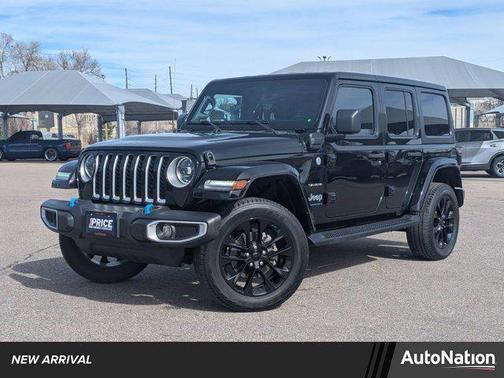 Black Clearcoat 2023 Jeep Wrangler 4xe Sahara