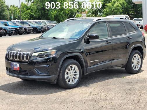 Diamond Black Crystal Pearlcoat 2021 Jeep Cherokee Latitude