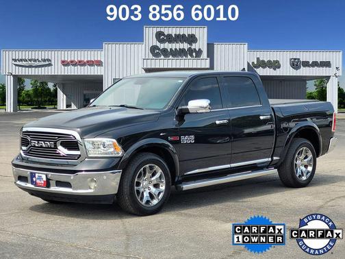 Brilliant Black Crystal Pearlcoat 2017 RAM 1500 Longhorn