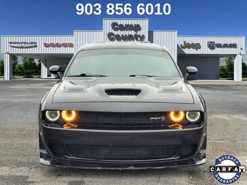 Pitch Black Clearcoat 2018 Dodge Challenger SRT Hellcat