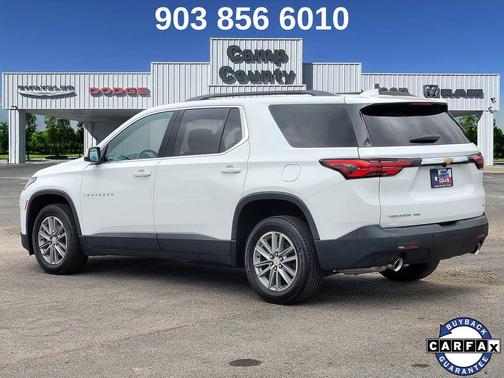 Summit White 2022 Chevrolet Traverse LT Leather