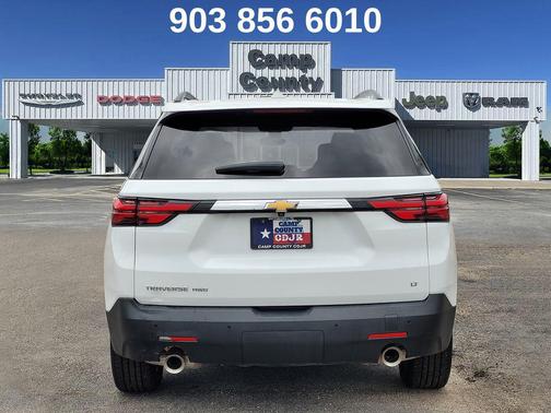 Summit White 2022 Chevrolet Traverse LT Leather