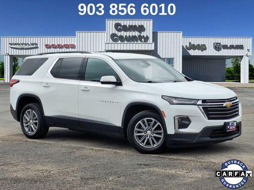 Summit White 2022 Chevrolet Traverse LT Leather