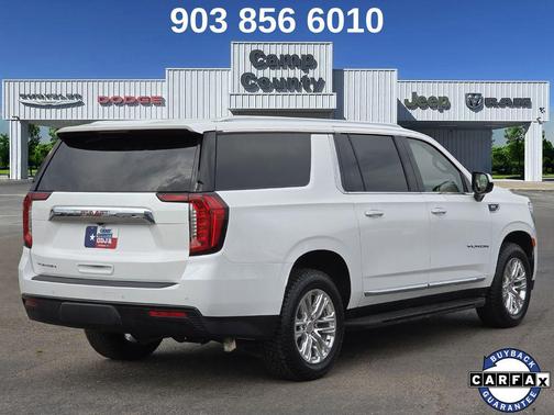 White Frost Tricoat 2022 GMC Yukon XL SLT