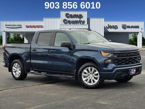 Northsky Blue Metallic 2022 Chevrolet Silverado 1500 Custom