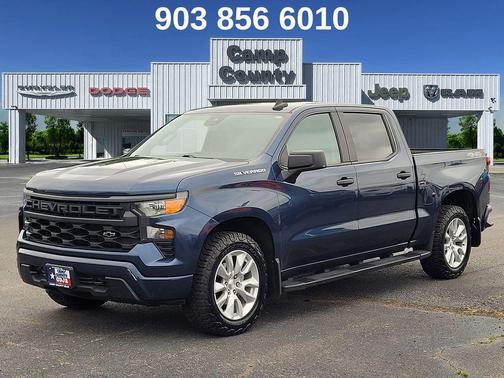 Northsky Blue Metallic 2022 Chevrolet Silverado 1500 Custom