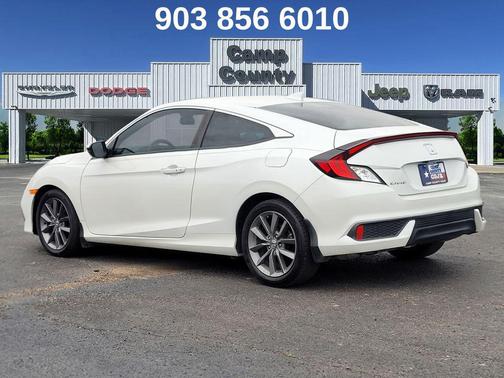 Platinum White Pearl 2020 Honda Civic EX