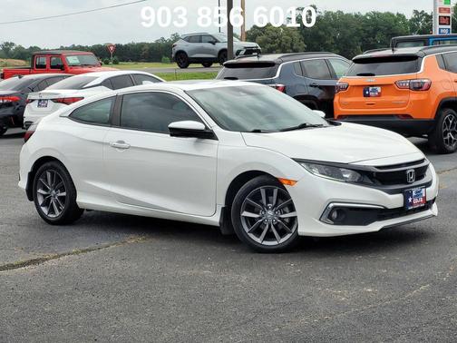 Platinum White Pearl 2020 Honda Civic EX