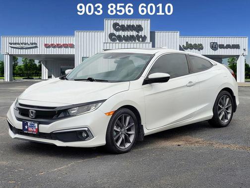 Platinum White Pearl 2020 Honda Civic EX