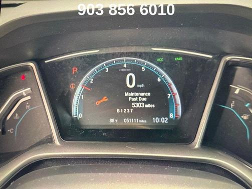 Platinum White Pearl 2020 Honda Civic EX