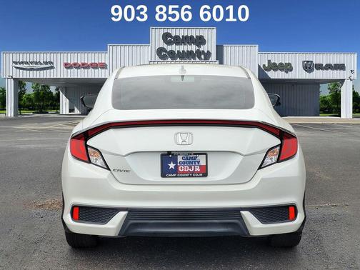 Platinum White Pearl 2020 Honda Civic EX