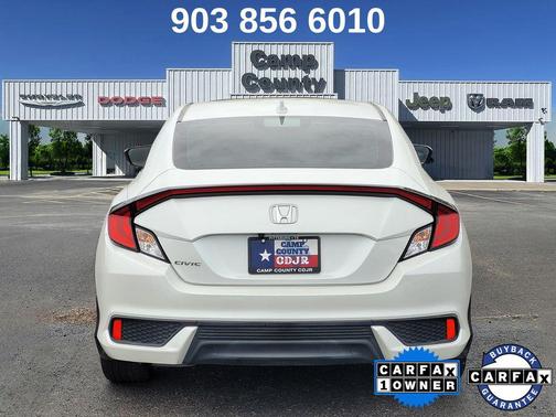 Platinum White Pearl 2020 Honda Civic EX