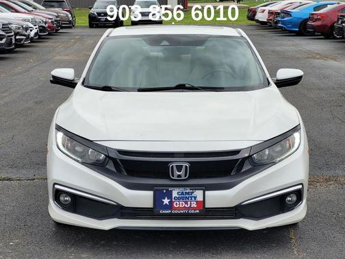 Platinum White Pearl 2020 Honda Civic EX