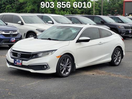 Platinum White Pearl 2020 Honda Civic EX