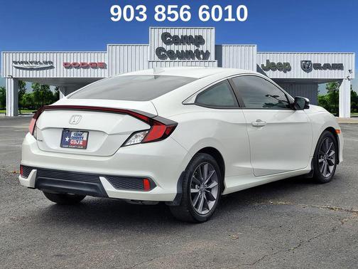 Platinum White Pearl 2020 Honda Civic EX