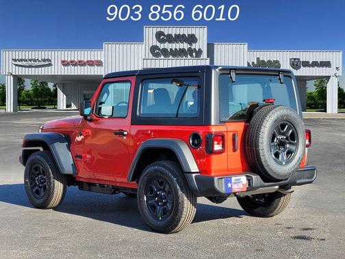 Firecracker Red Clearcoat 2026 Jeep Wrangler Sport