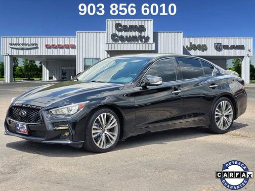 Black Obsidian 2023 INFINITI Q50 3.0t SENSORY