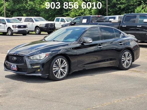 Black Obsidian 2023 INFINITI Q50 3.0t SENSORY